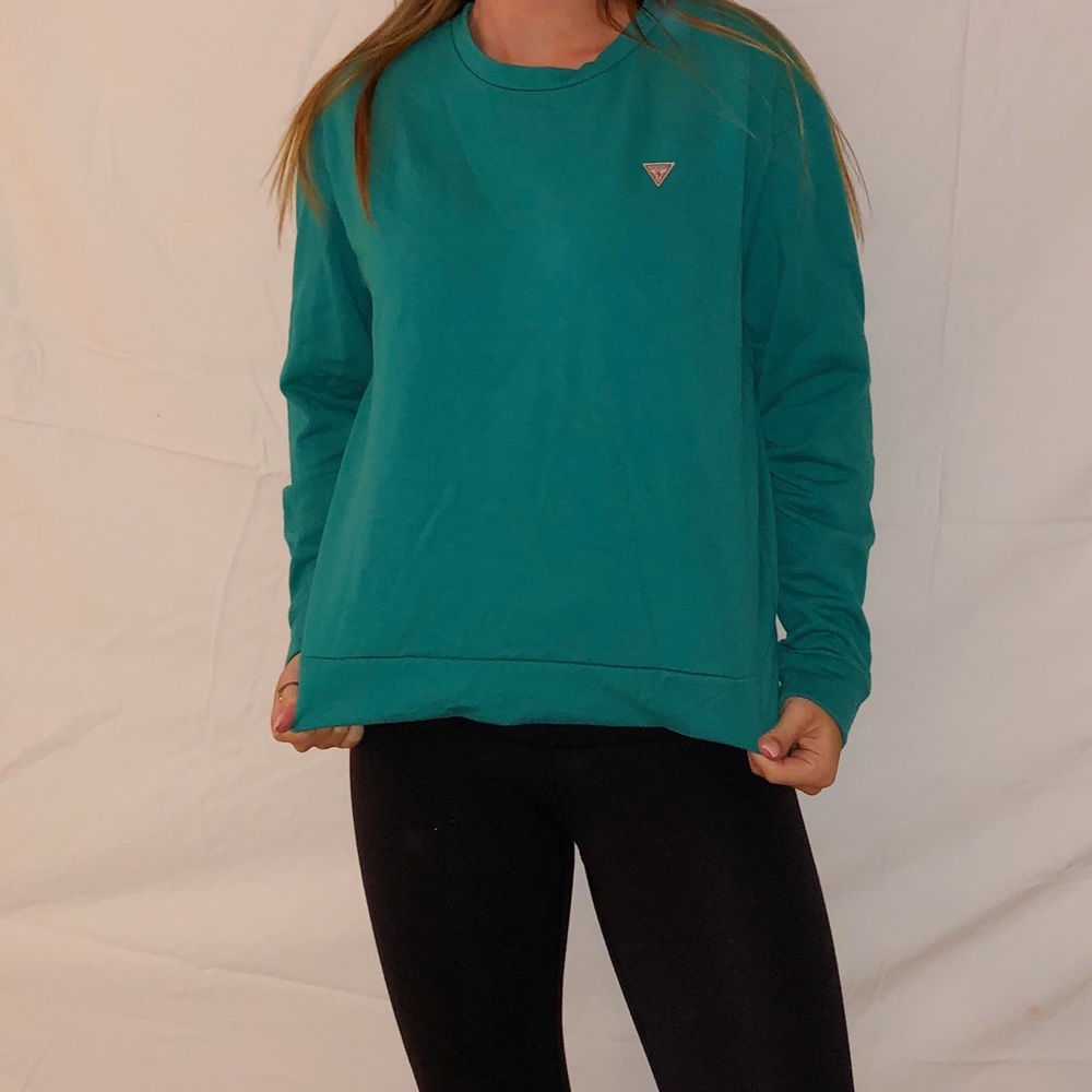 Guess Teal Sweatshirt